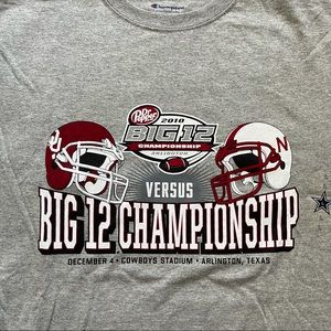 NWT Champion 2010 Big 12 Championship T-shirt
